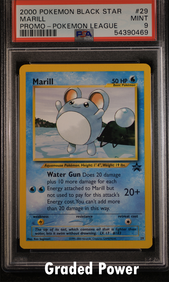 Marill PSA 9 Black Star Promo #29