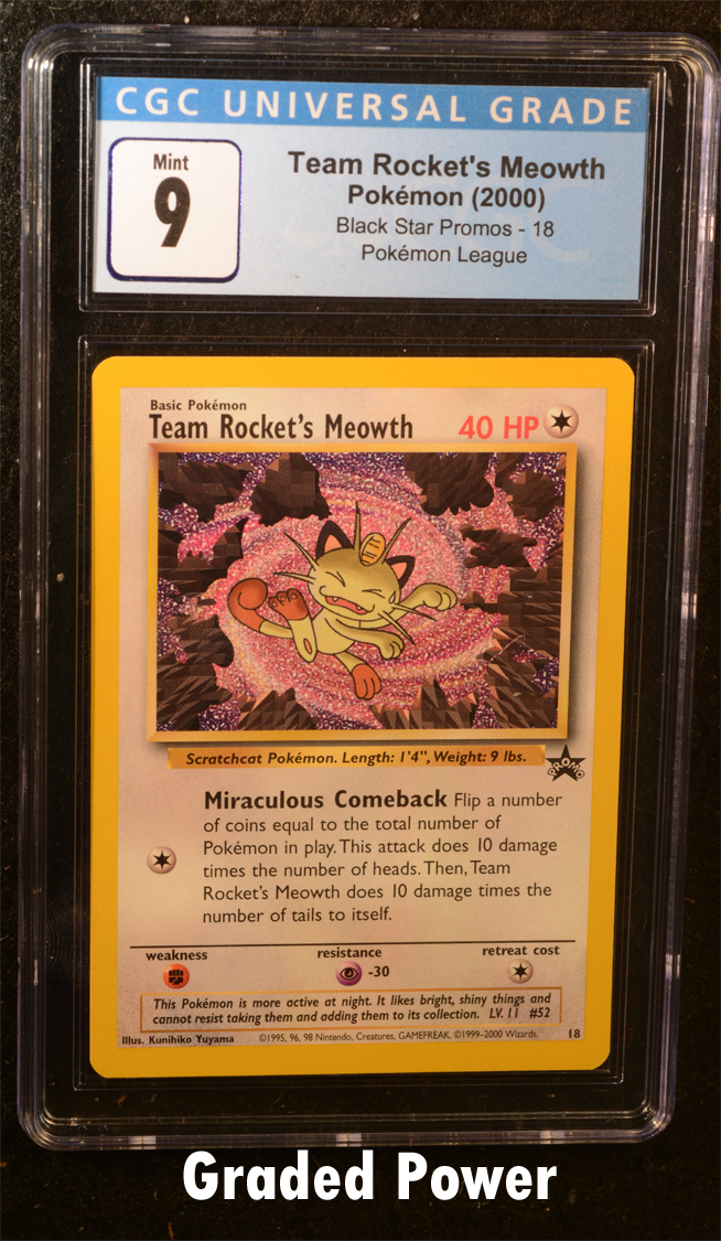 Meowth black star promo outlet holo