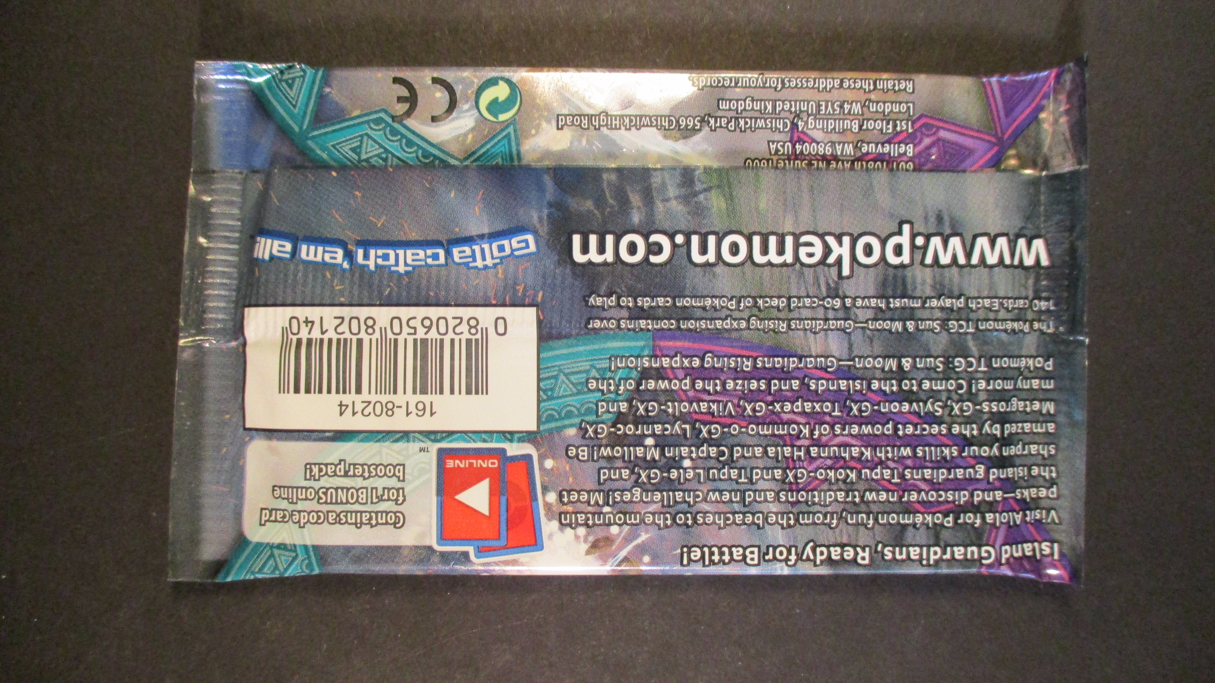 Sun & Moon Guardians Rising Booster Pack UNWEIGHED