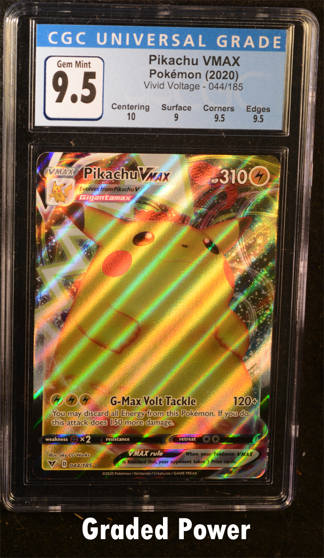 Pikachu VMAX CGC 9.5 Holo (7146) 044/185