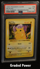 Pikachu (Red Cheeks) PSA 8 (7686) 58/102