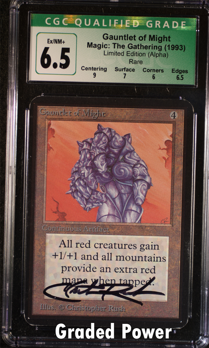 Gauntlet of Might CGC 6.5 (GAD-9059) Signed