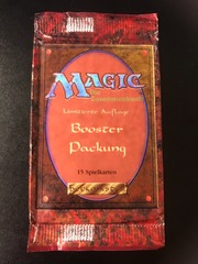 Revised *GERMAN* Black Border Booster Pack EMPTY
