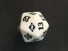 Modern Horizons 2 22mm Spindown Dice (WHITE)
