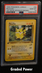 Pikachu Jungle 1st Ed. W Stamp PSA 10 (7626) 60/64
