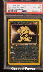 Electabuzz WINNER Best of Game Promo PSA 8 HOLO (8618) #1