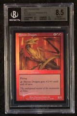 Shivan Dragon BGS 8.5 FOIL Square Cut