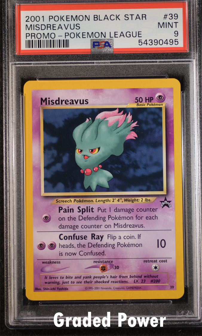 Misdreavus PSA 9 Black Star Promo #39