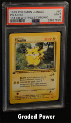 Pikachu Jungle 1st Ed. W Stamp PSA 9 (7635) 60/64