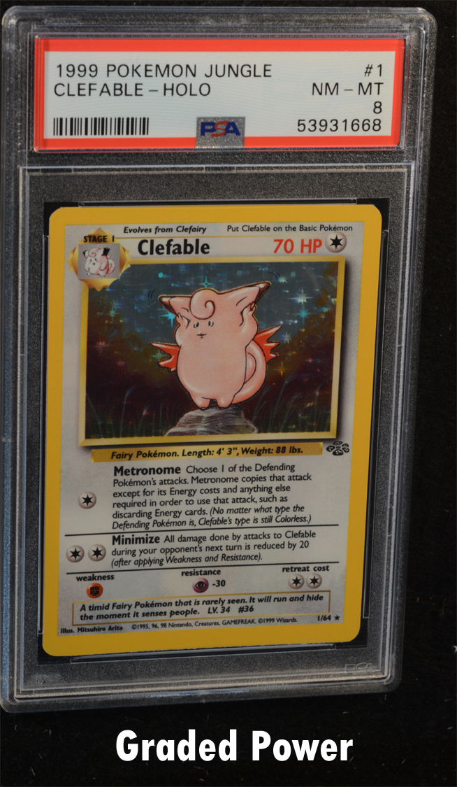Clefable PSA 8 Holo (1668) 1/64