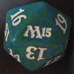 M15 22mm Spindown Dice (Green)