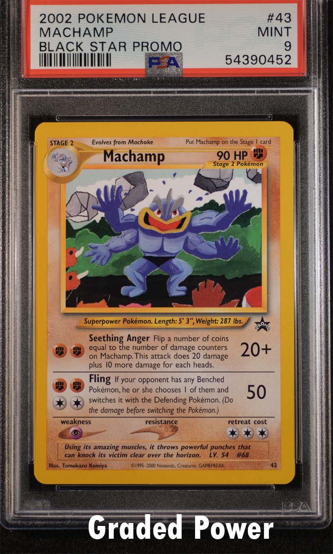 Machamp PSA 9 Black Star Promo #43
