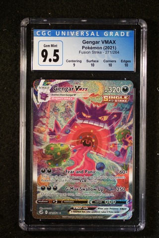 Pokemon Gengar VMAX hotsell Alt-art SGC 9.5