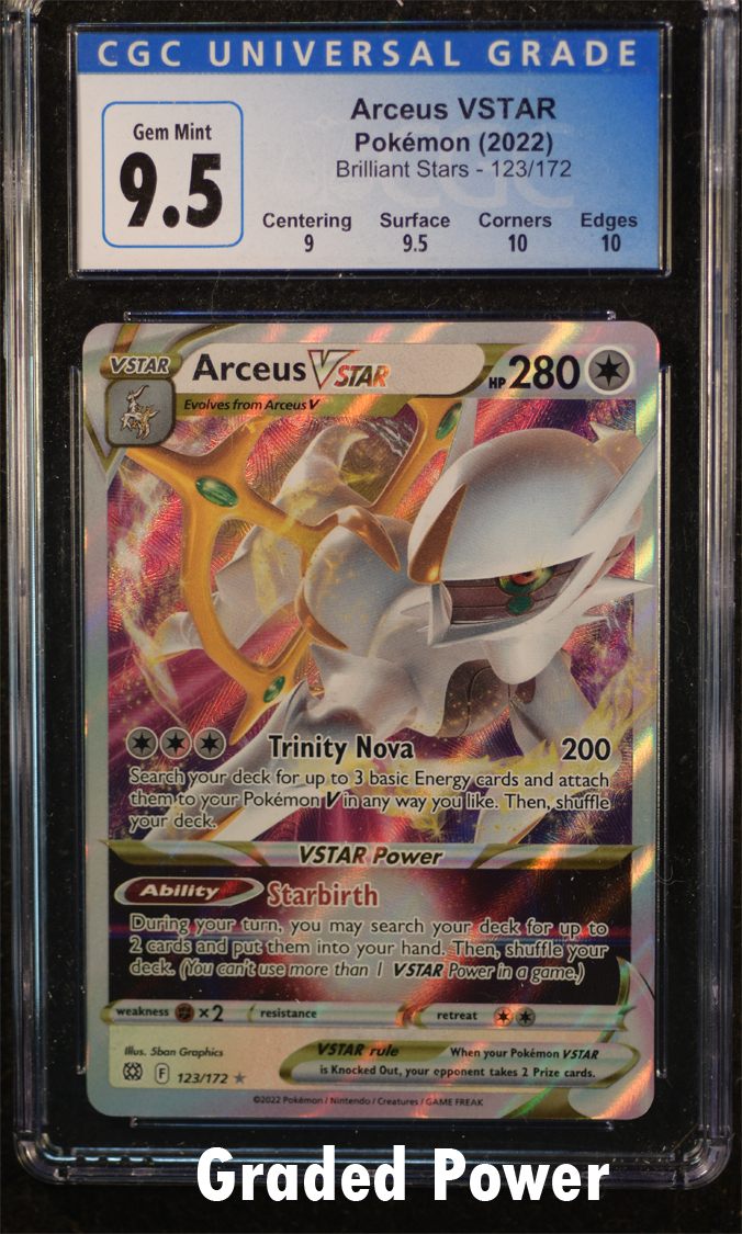 Pokémon Japanese Promo Arceus Holo BGS newest 9.5