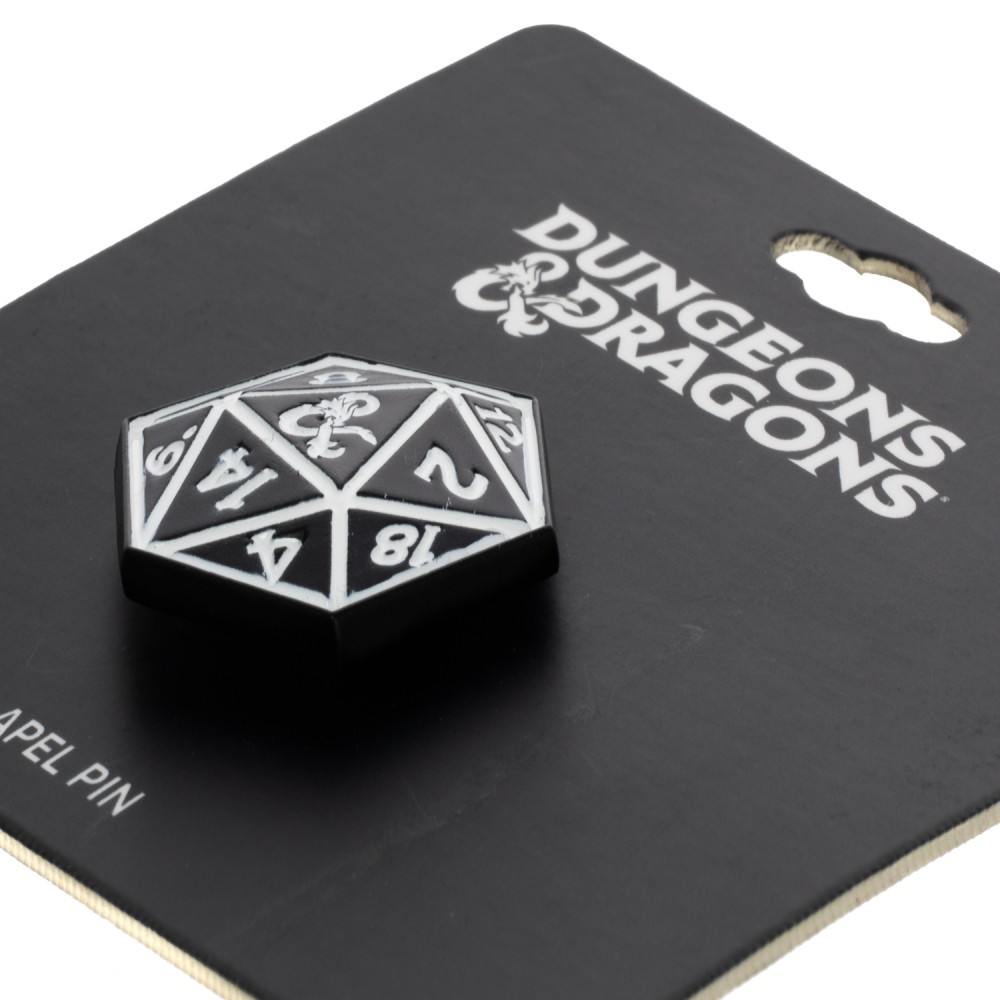 Dungeons and Dragons Dice Lapel Pin