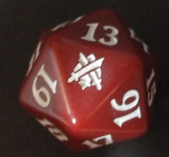 Khans of Tarkir 22mm Spindown Dice  (Red)