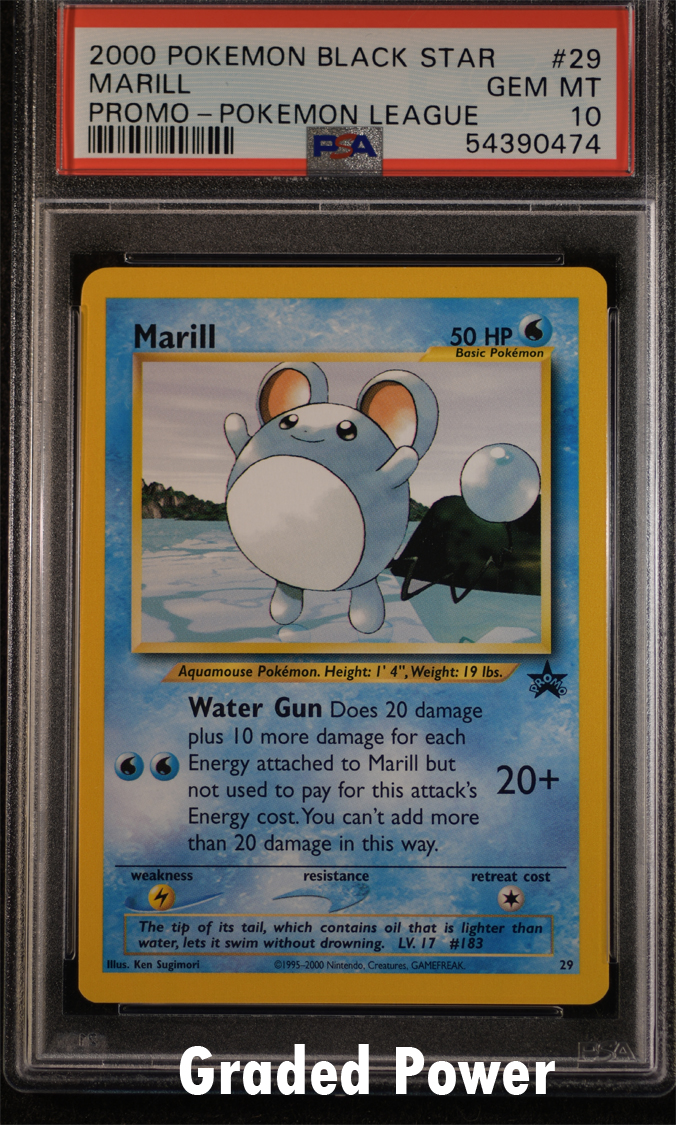 Marill PSA 10 Black Star Promo #29