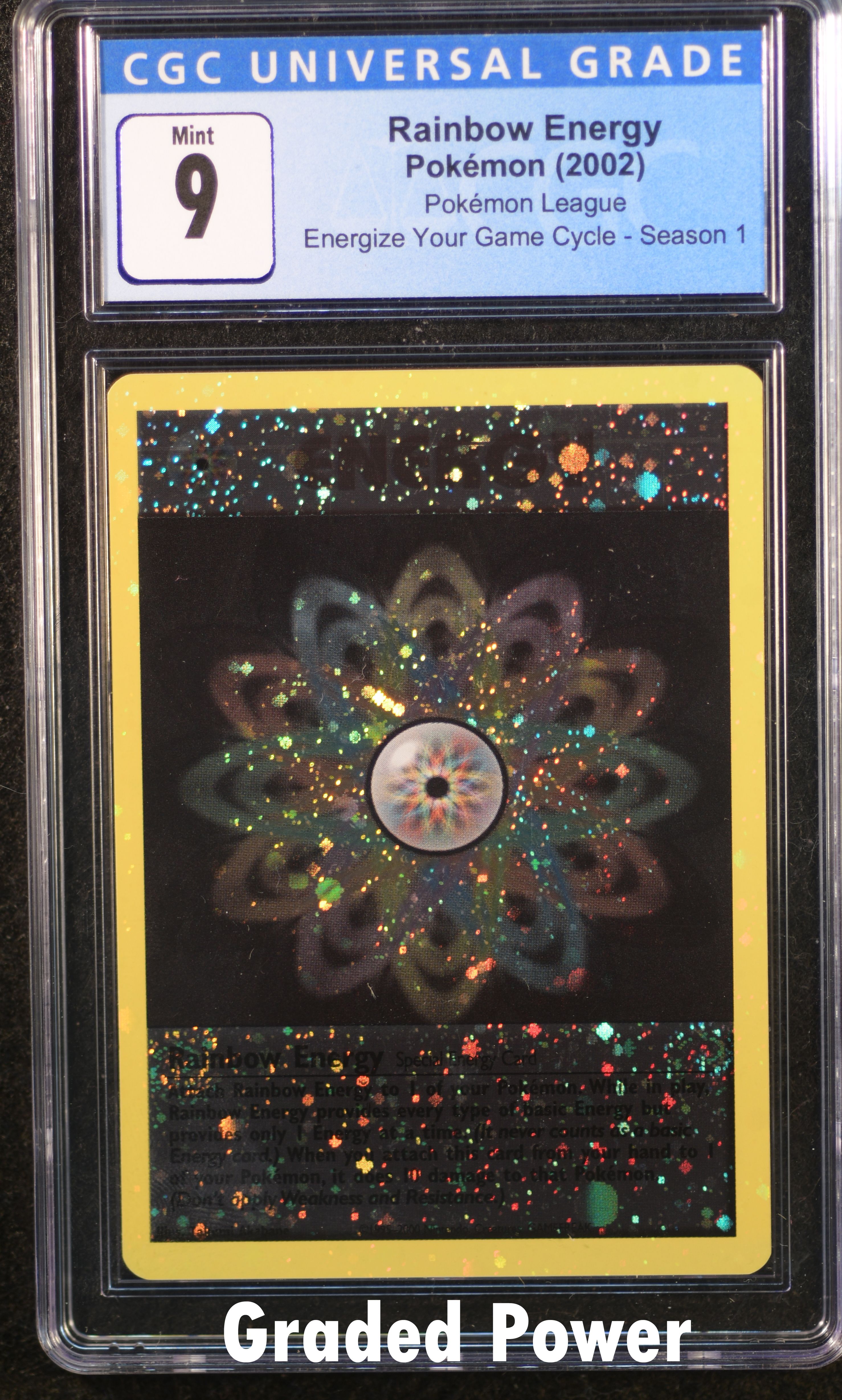 Rainbow Energy CGC 9 Holo (9097)