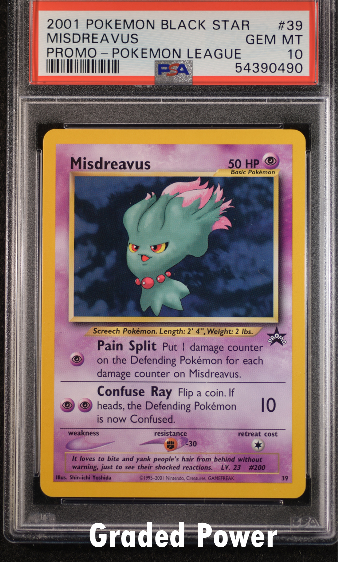 Misdreavus PSA 10 Black Star Promo #39