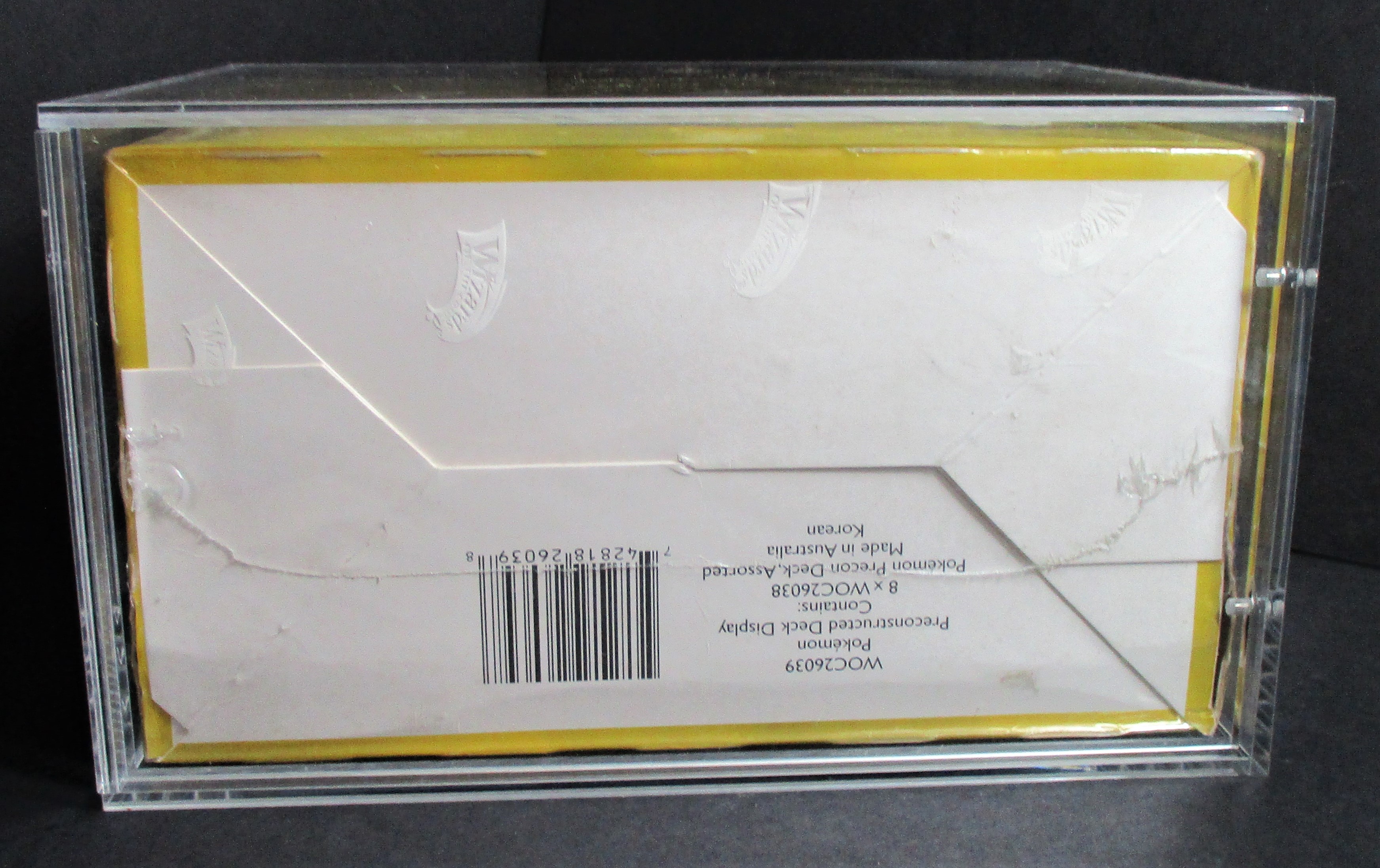 5x Pokemon Preconstructed Box 8 Deck Acrylic Display Guard (60031)