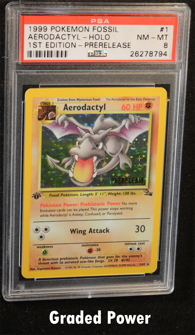 Pokemon Holo Moltres - 1999 1st Edition Fossil - PSA 8 hotsell NM - MT