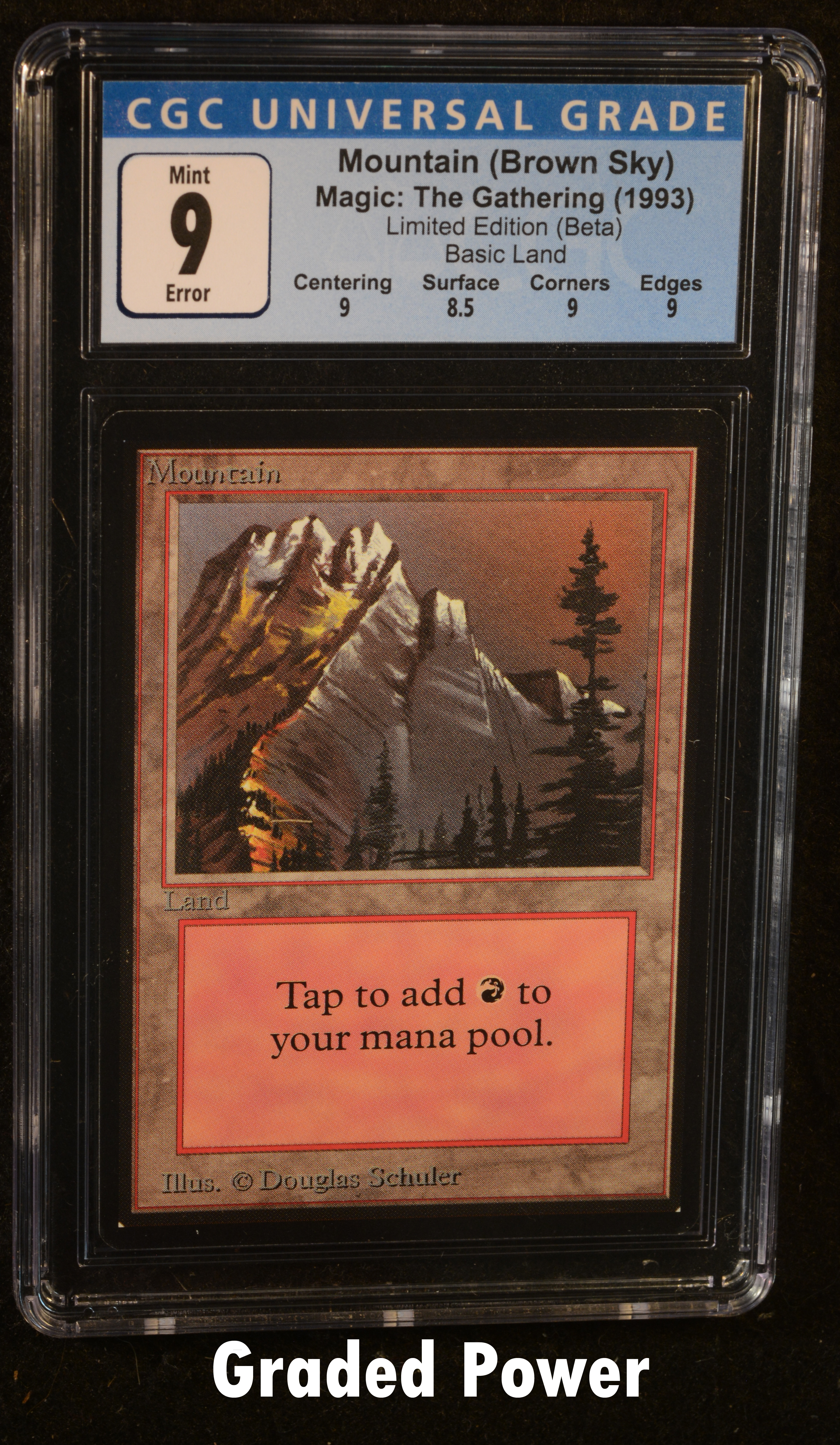 Mountain (Brown Sky) CGC 9 Insufficient Ink