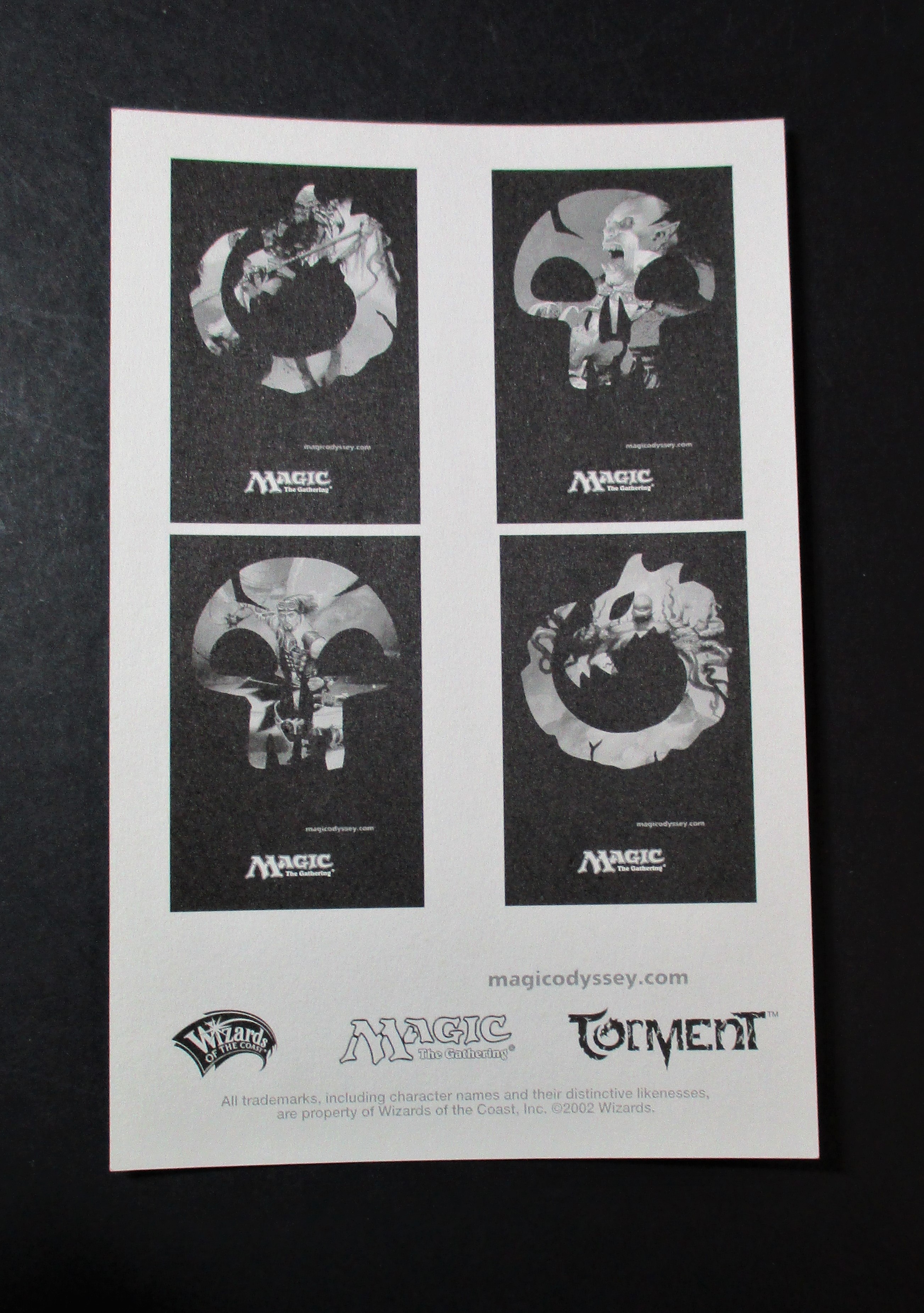 Torment Advertising card Set