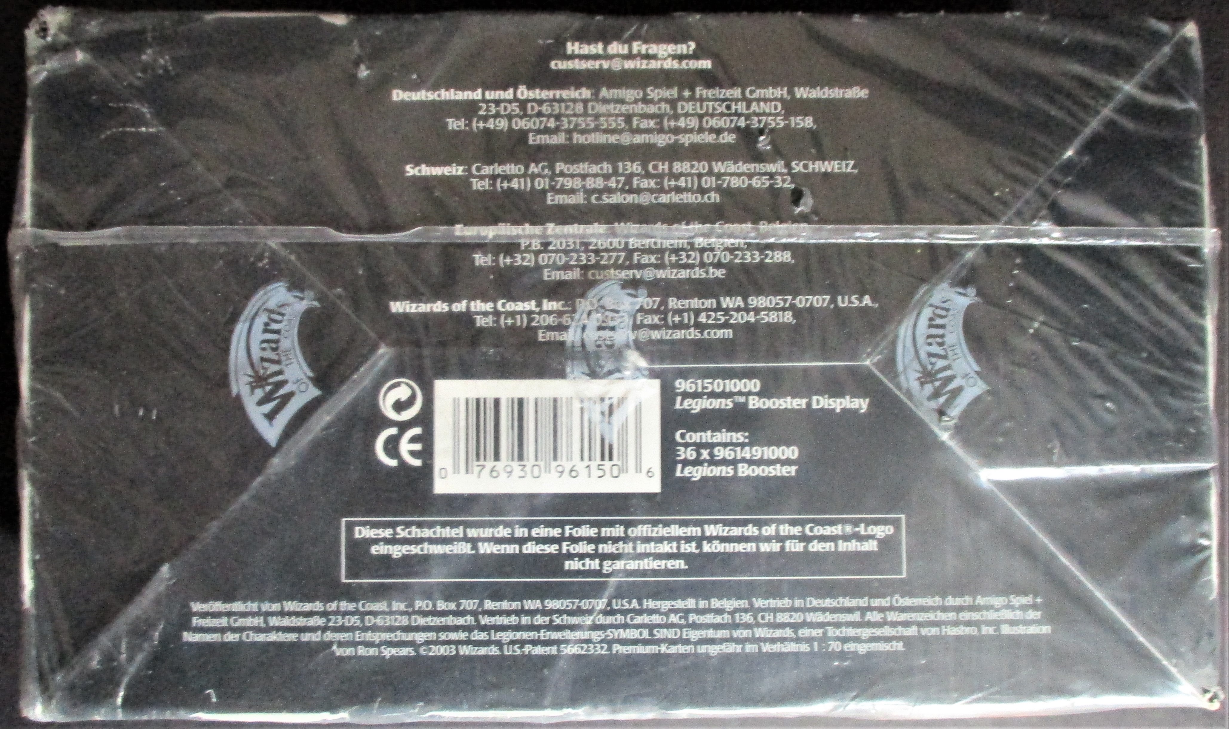Legions Booster Box GERMAN SEALED
