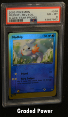 Mudkip Black Star Promo PSA 8 REVERSE HOLO (7603) 010