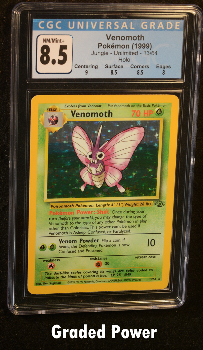 Venomoth CGC 8.5 Holo (9185) 13/64