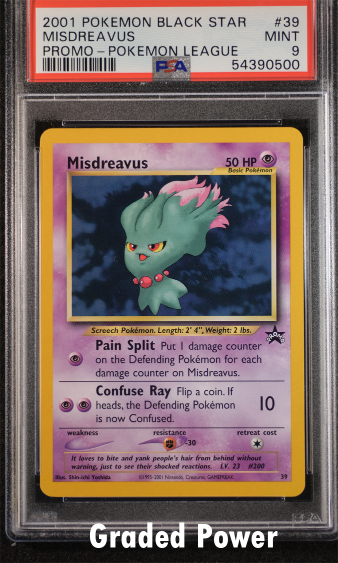 Misdreavus PSA 9 Black Star Promo #39