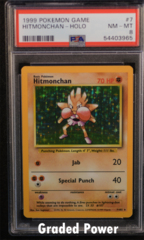 Hitmonchan PSA 8 HOLO (3965) 7/102