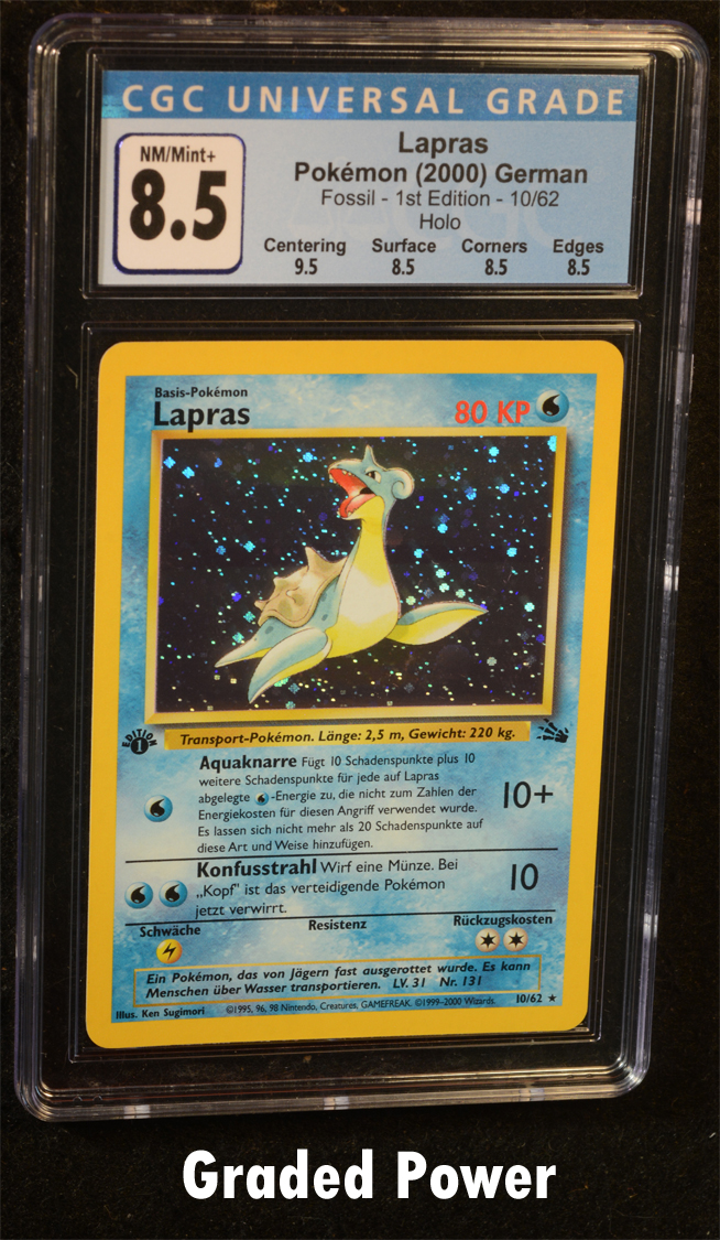 Pokemon Karte Dragoran Fossil 1st edition deutsch outlet BGS 9 Mint