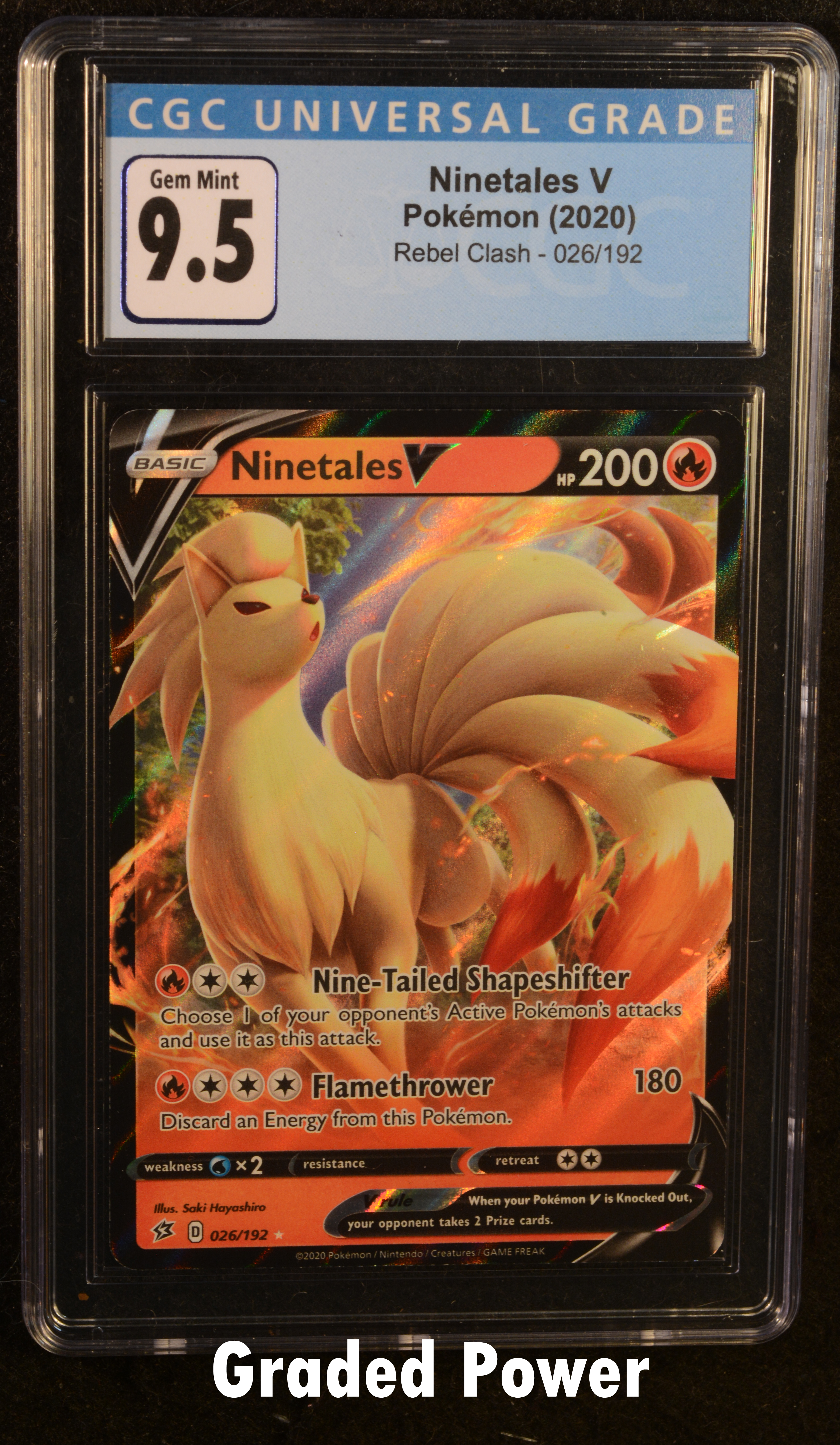 Ninetales V CGC 9.5 (9330) 026/192