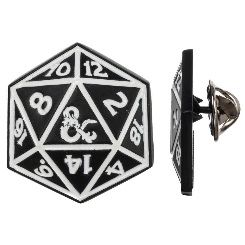 Dungeons and Dragons Dice Lapel Pin