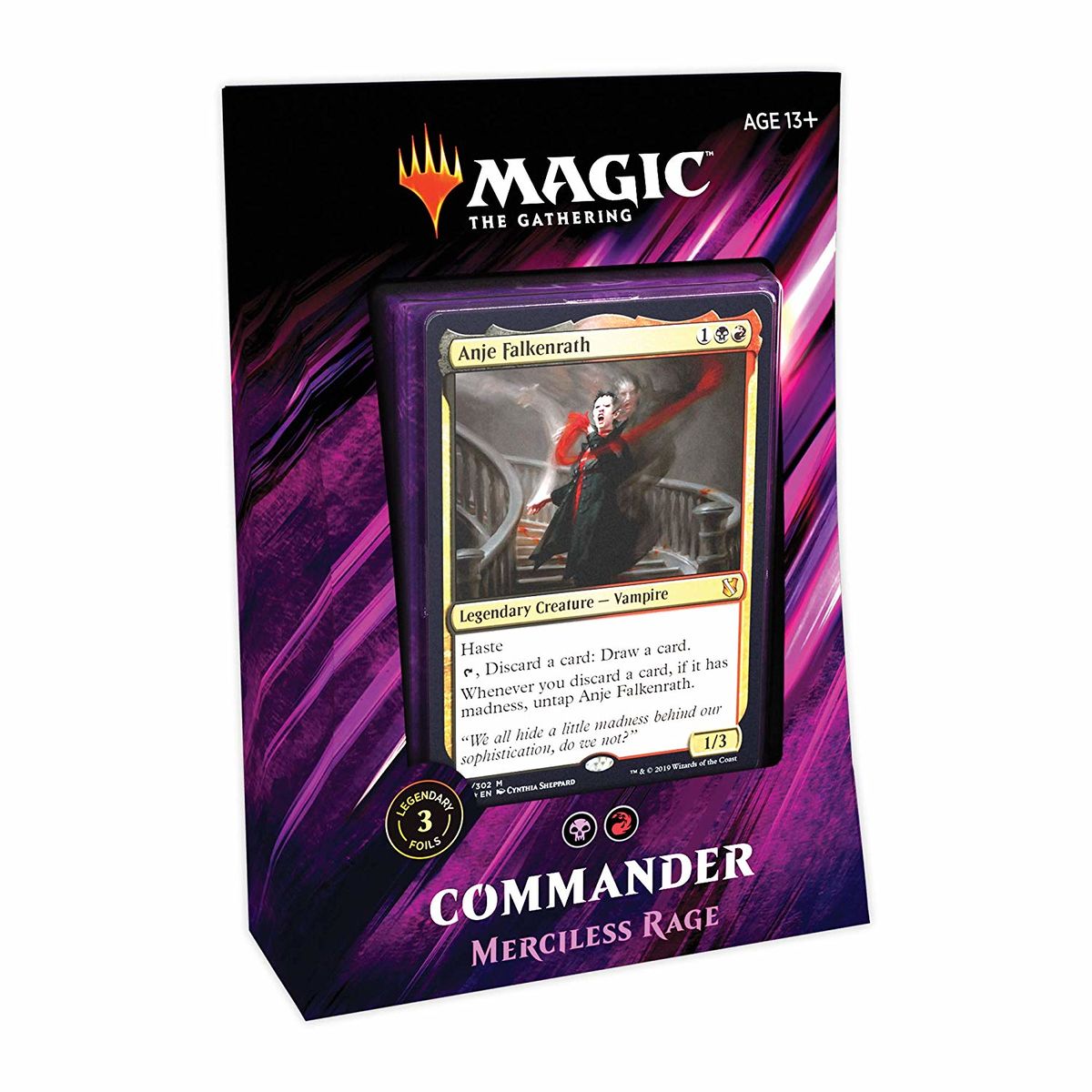 2019 Merciless Rage Commander Deck SEALED