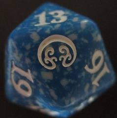 Kaladesh 22mm Spindown Dice (Blue)