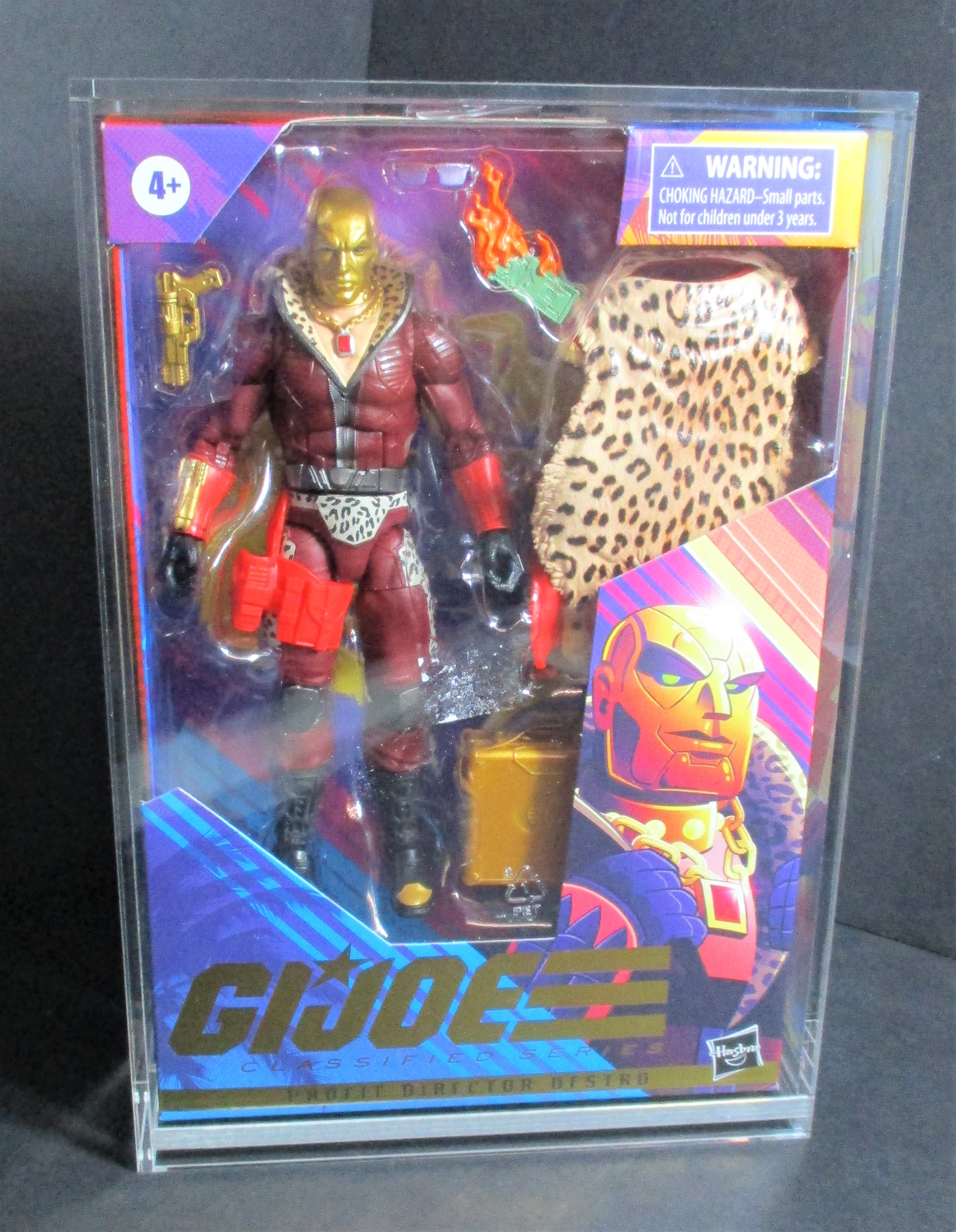 5x G.I. Joe 6 Action Figure Acrylic Display Guard (60037)