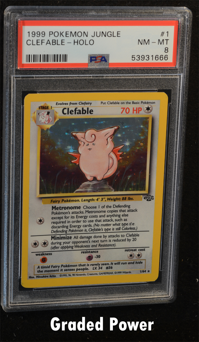 Clefable PSA 8 Holo (1666) 1/64