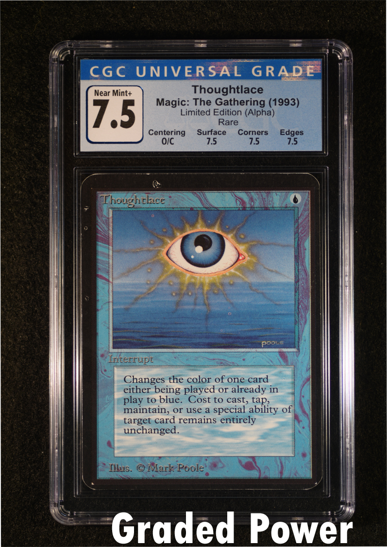Thoughtlace CGC 7.5 O/C Miscut Error