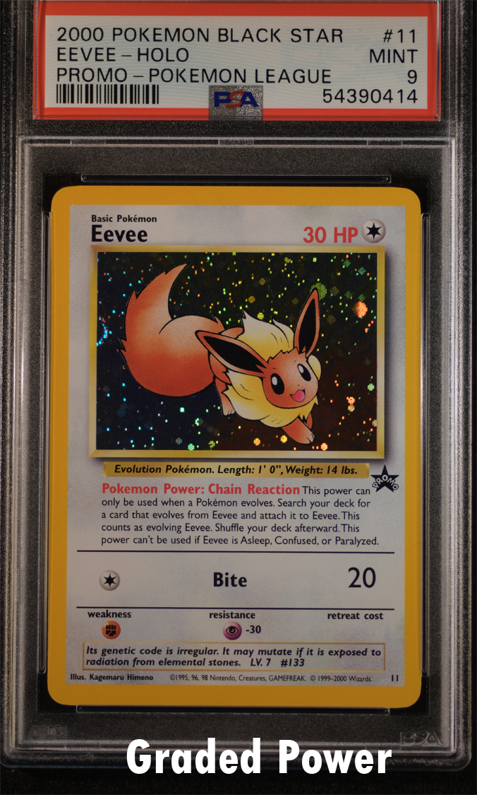 Eevee Black Star Promo PSA 9 HOLO #11