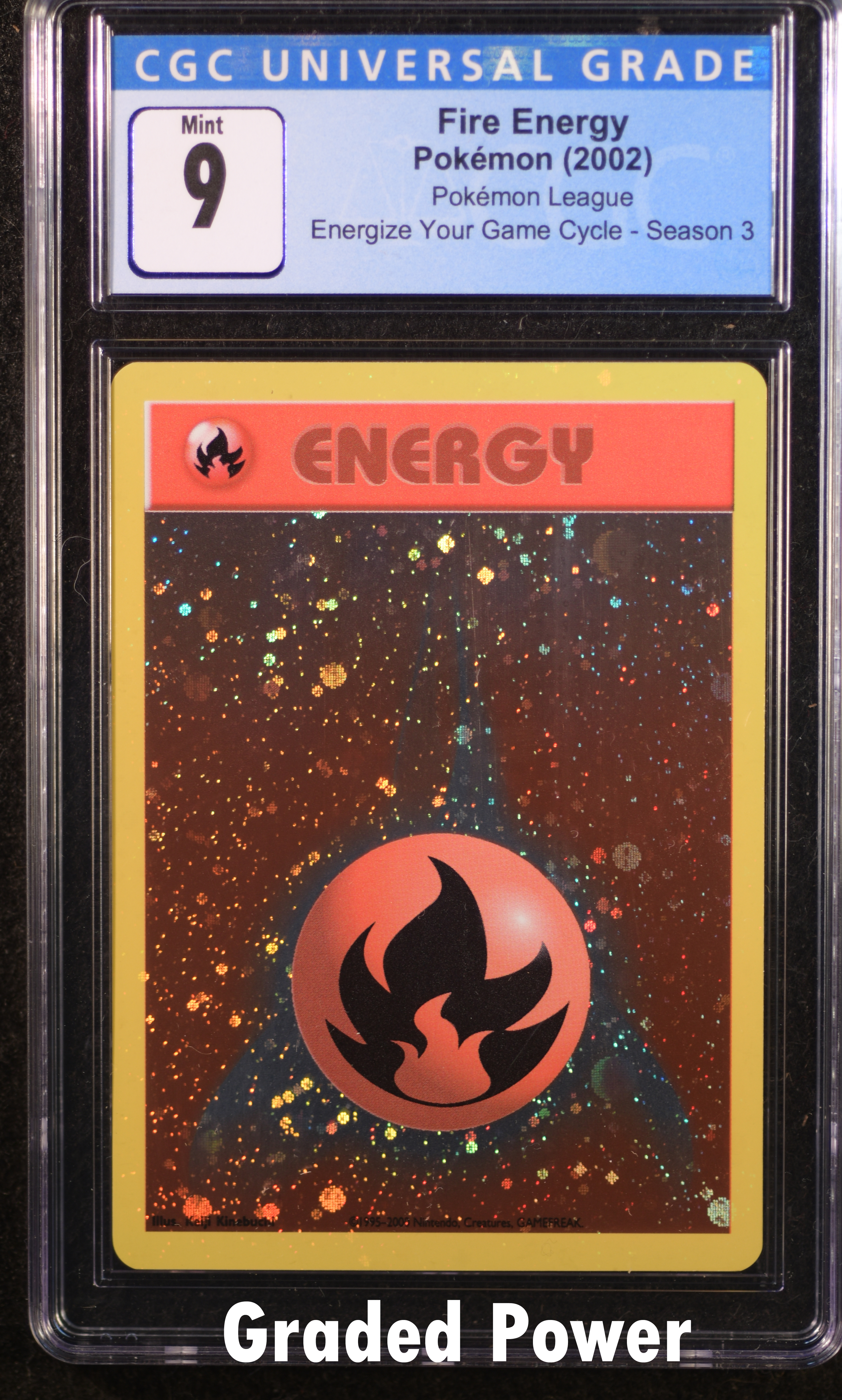 Fire Energy CGC 9 Holo (9021)