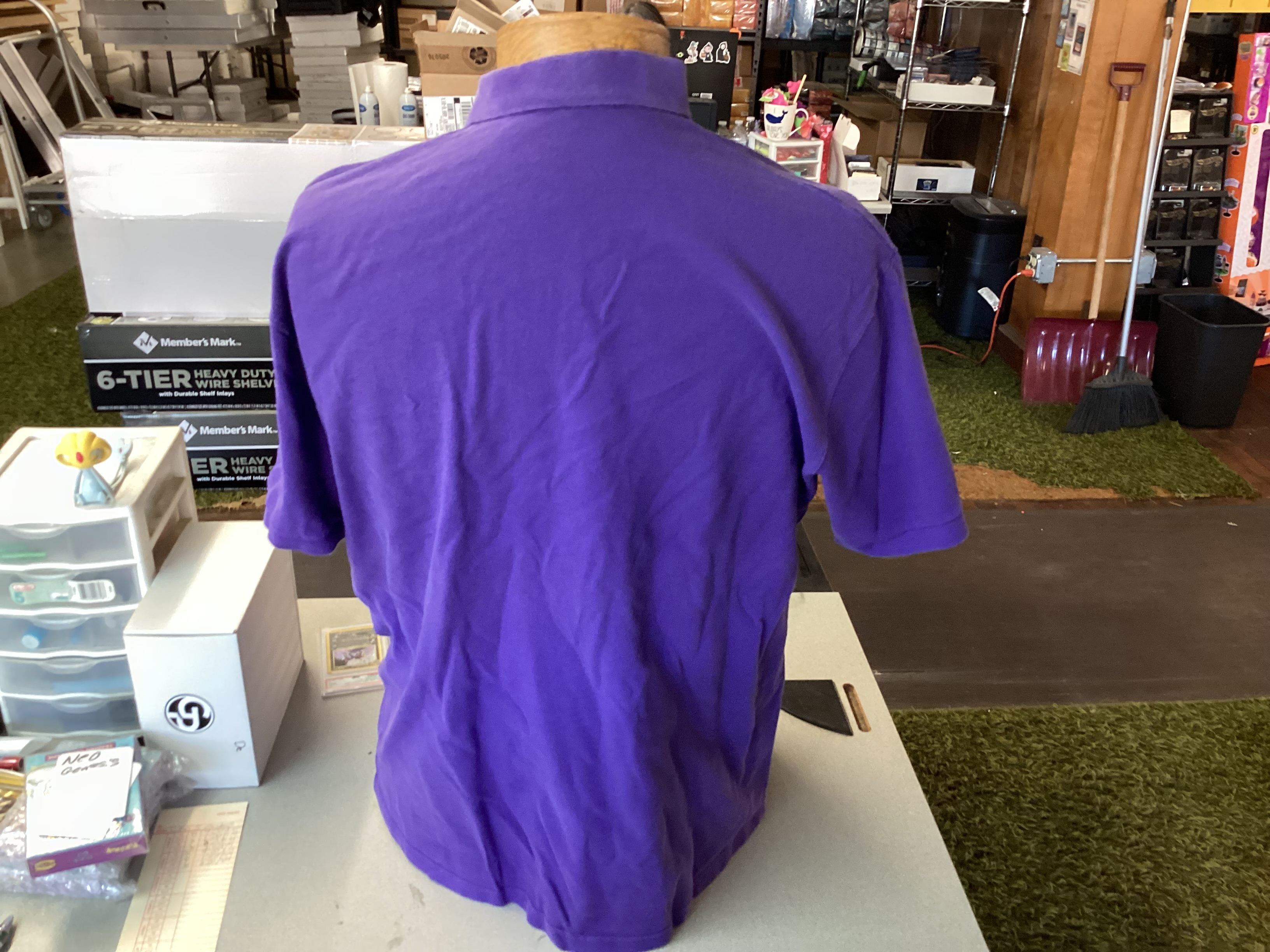 Magic The Gathering Purple Employee Polo (L) USED