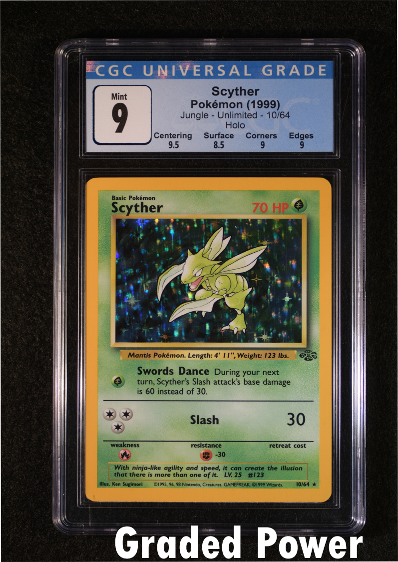 Scyther CGC 9 Holo (9178) 10/64
