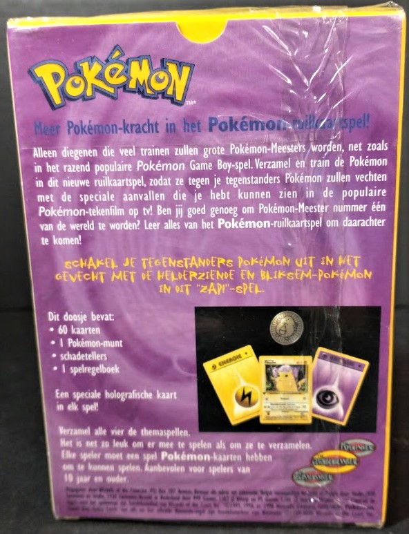 Pokemon Zap DUTCH SEALED