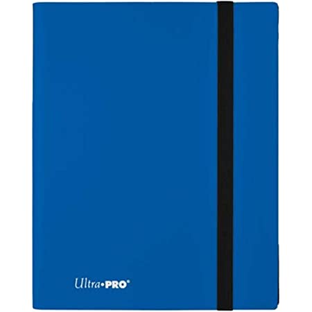 18 pocket royal blue binder