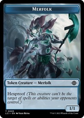 Merfolk (0005) // Treasure (0018) Double-Sided Token - Foil