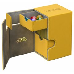 Ultimate Guard Twin Flip'n'Tray - TWIN FLIP'n'TRAY  DECK CASE 160+ - Amber