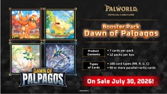 Palworld Booster Set 01 Dawn of Palpagos Booster Case (12 boxes)