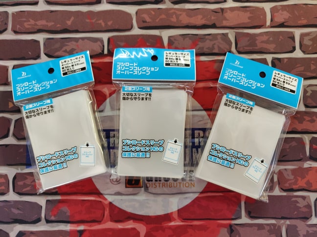 Bushiroad Standard Size Oversleeves (Clear) BSLC-004 (3 - Pack)
